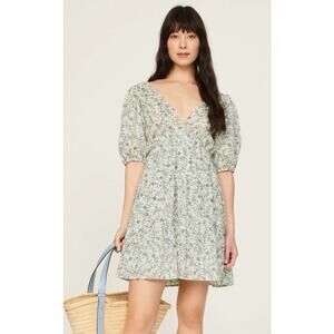 NWT Xirena Nissa White Blossom Mini Dress , Small